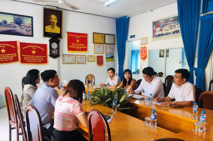 Nhà trường kết nối với Trung tâm hỗ trợ thanh niên công nhân và lao động trẻ đào tạo theo nhu cầu xã hội